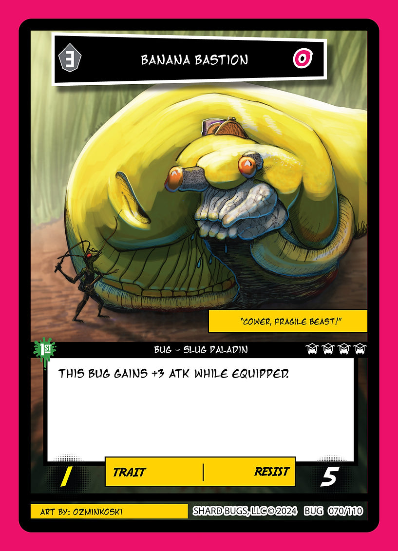 Banana Bastion 070/110 - Uncommon - Shard Bugs 1st Edition