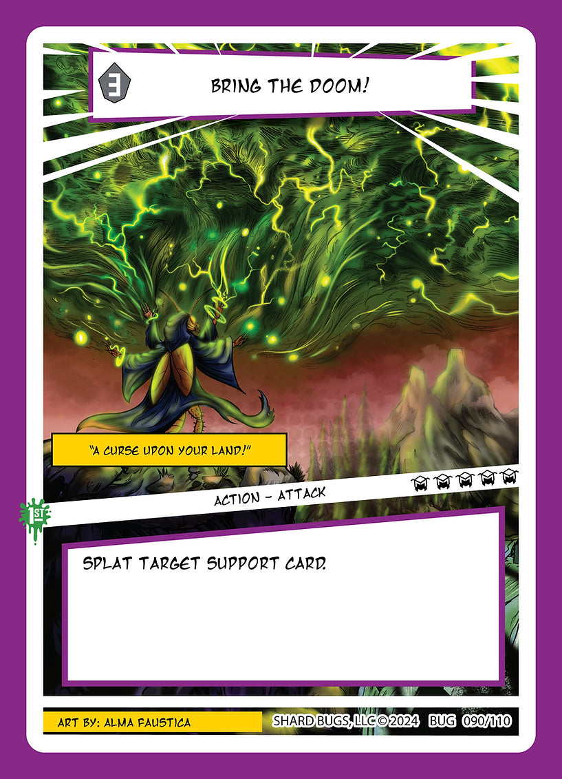 Bring the Doom! 090/110 - Common - Shard Bugs 1st Edition