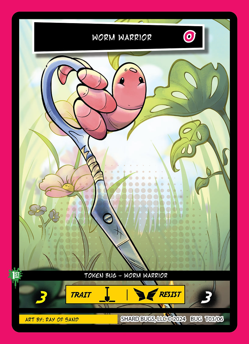 Worm Warrior T03/06 - Token - Shard Bugs 1st Edition
