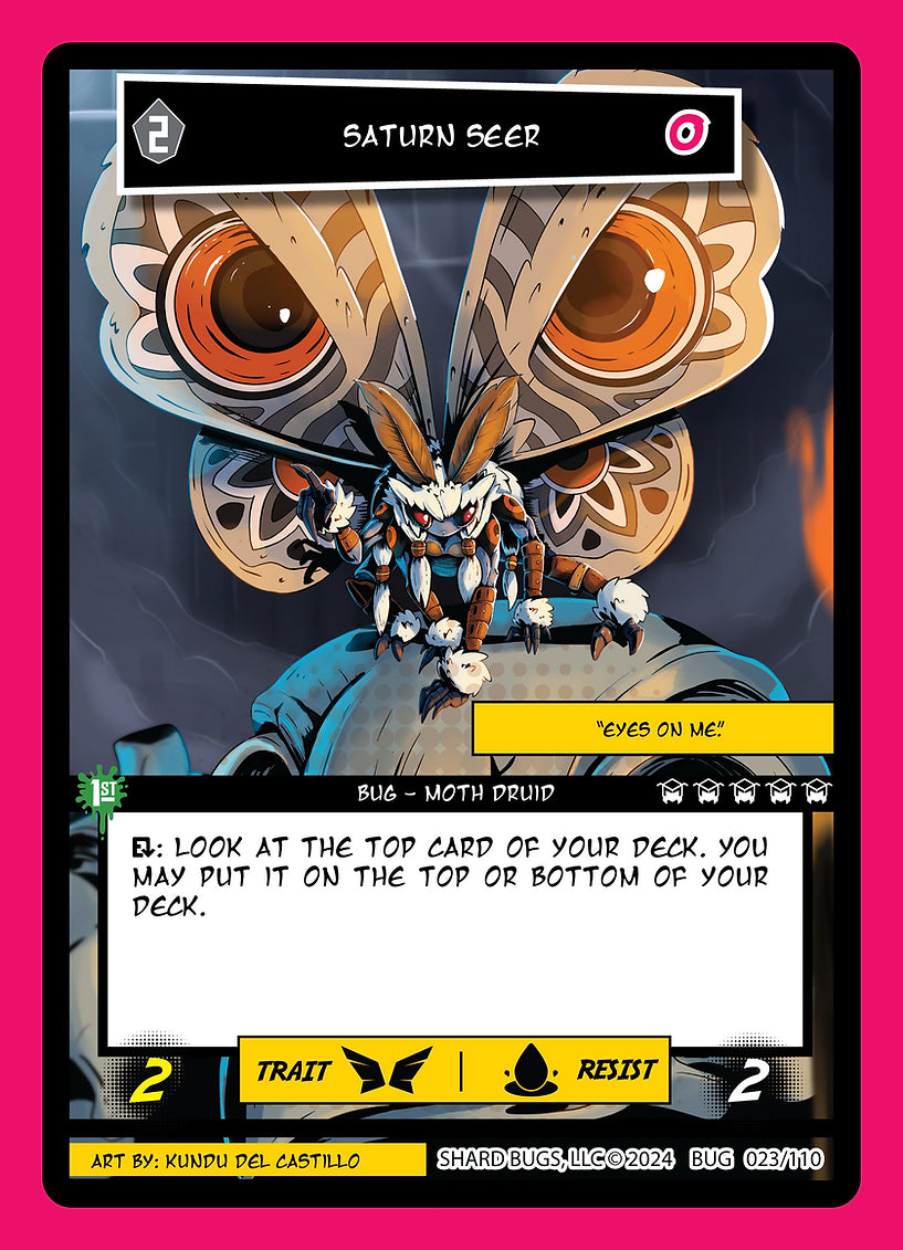 Saturn Seer 023/110 - Common - Shard Bugs 1st Edition