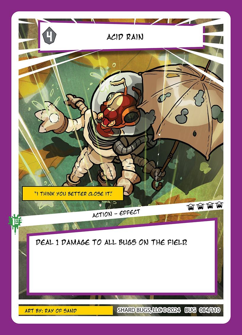 Acid Rain 084/110 - Uncommon - Shard Bugs 1st Edition