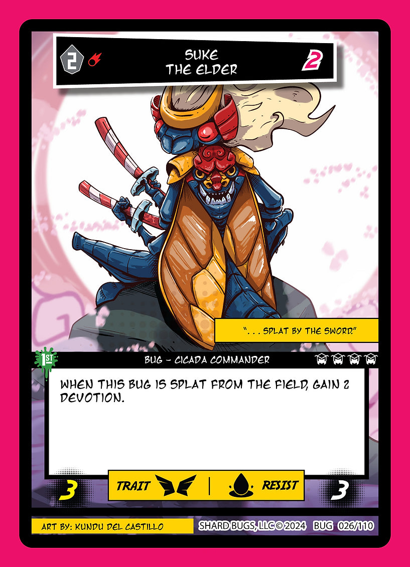 Suke The Elder 026/110 - Uncommon - Shard Bugs 1st Edition