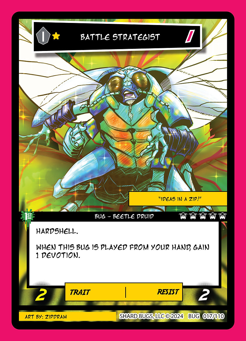 Battle Strategist 017/110 - Common - Shard Bugs 1st Edition