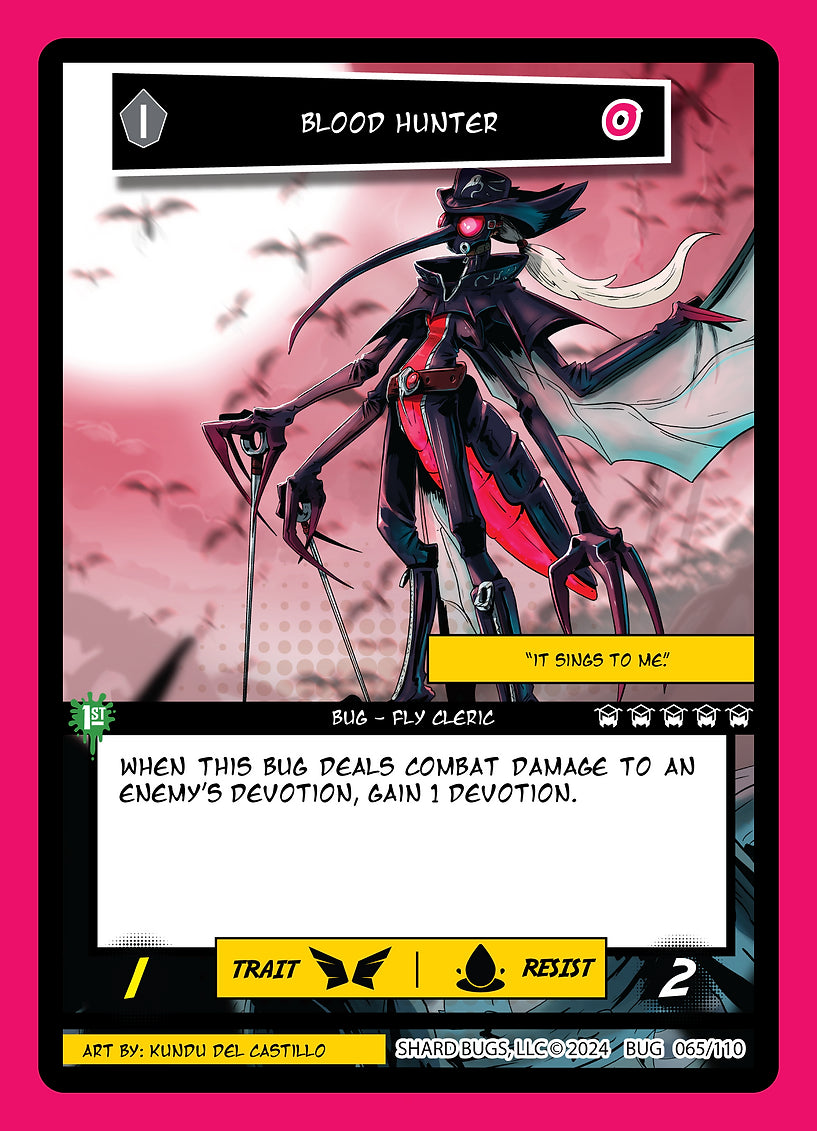 Blood Hunter 065/110 - Common - Shard Bugs 1st Edition