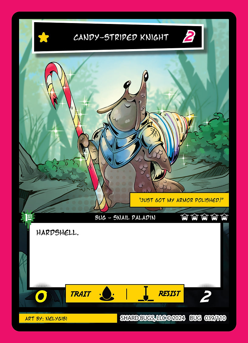 Candy-Striped Knight 039/110 - Common - Shard Bugs 1st Edition