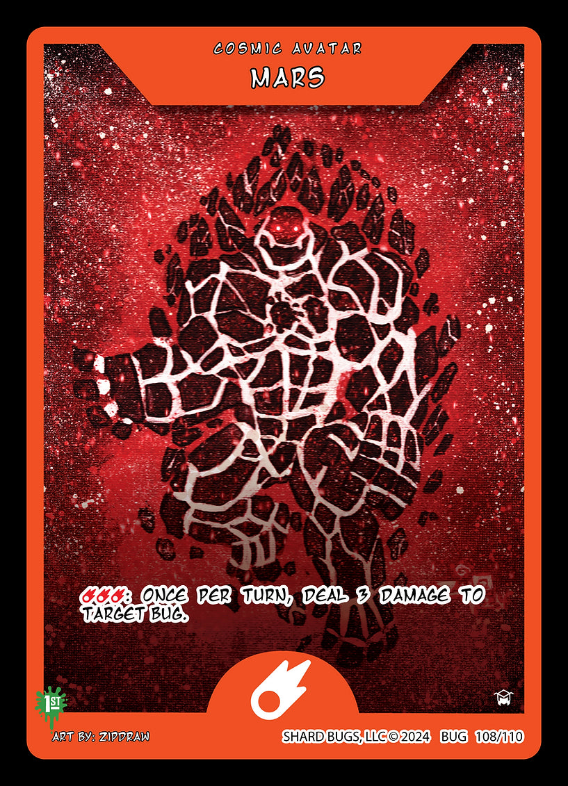Mars 108/110 - Rare Foil - Shard Bugs 1st Edition