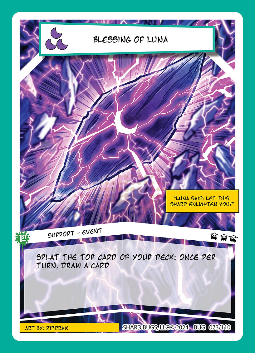 Blessing of Luna 073/110 - Rare Foil - Shard Bugs 1st Edition