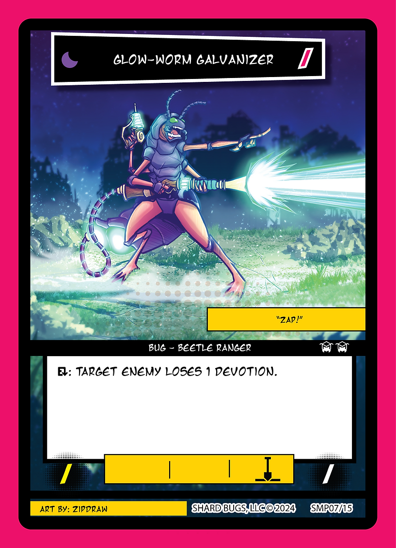 Glow-worm galvanizer Sample 07/15 Non Foil Shard Bugs