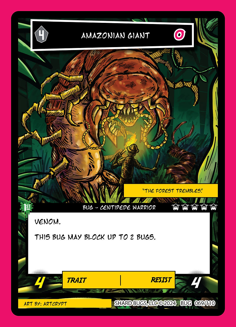 Amazonian Giant 069/110 - Common - Shard Bugs 1st Edition