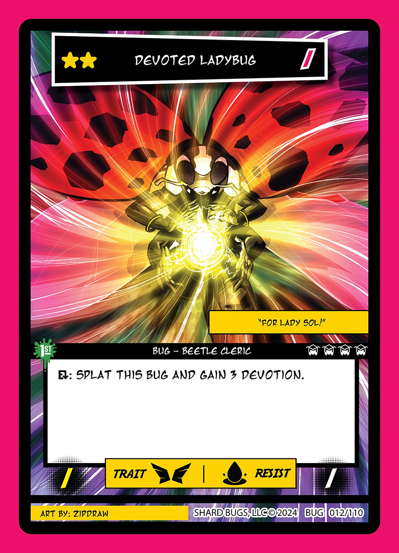 Devoted Ladybug 012/110 - Uncommon - Shard Bugs 1st Edition