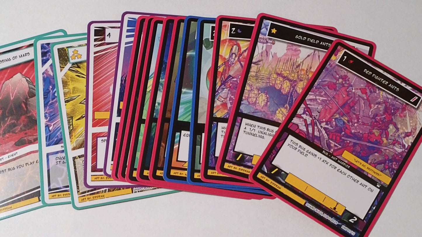 Full Non-Foil Shard Bugs Sample Set 1-15