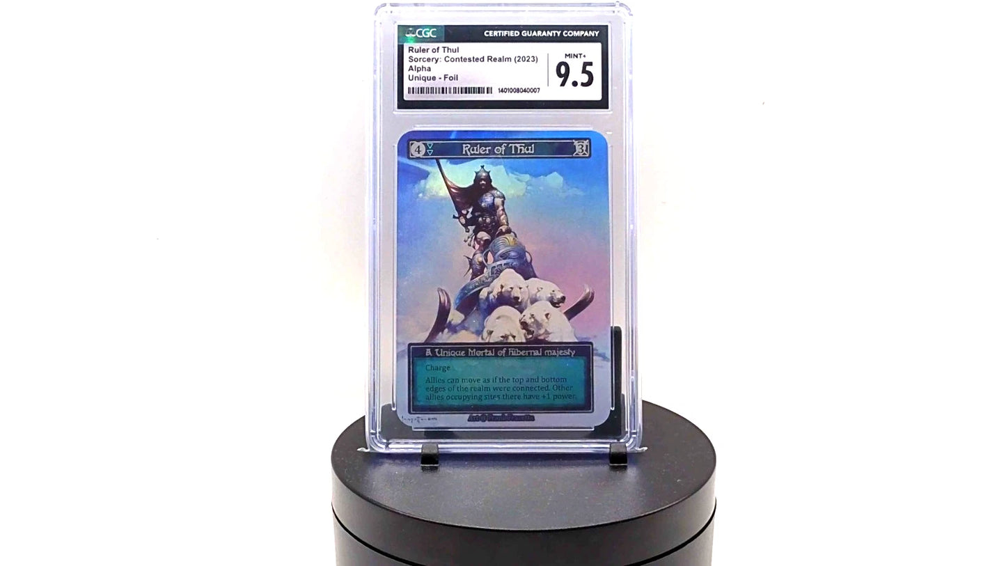 Ruler of Thul - Alpha - Foil - CGC 9.5