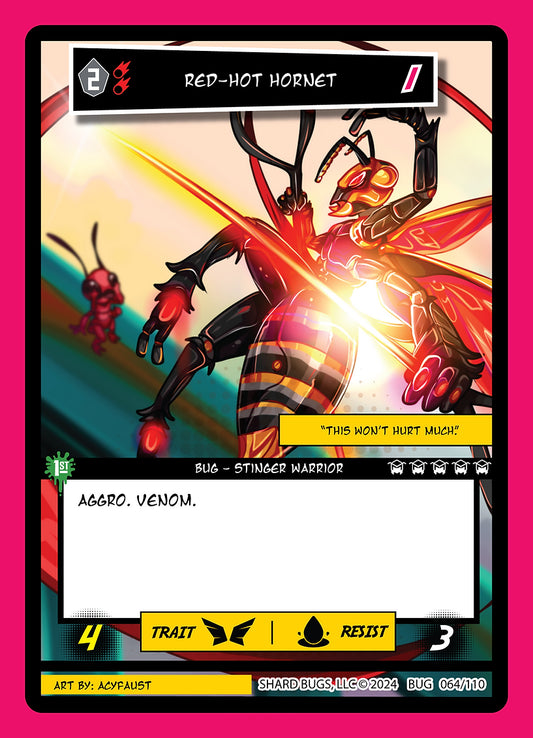 Red-Hot Hornet 064/1110 - Common  - Shard Bugs 1st Edition
