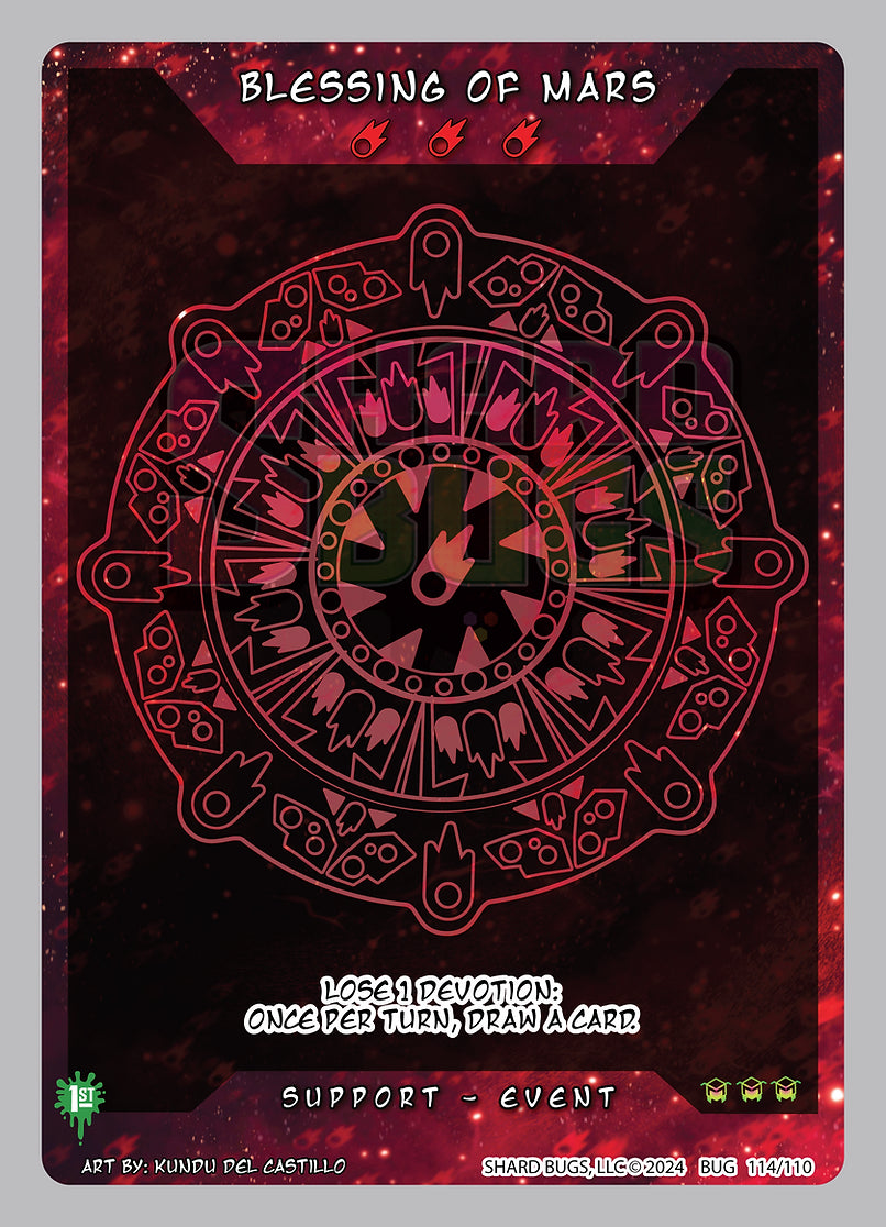 Blessing of Mars 114/110 - Secret Foil - Shard Bugs 1st Edition