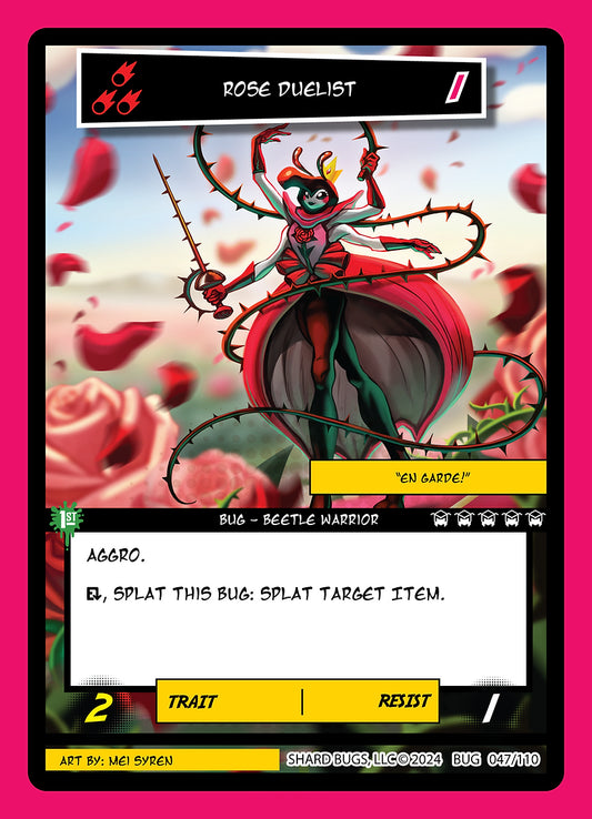 Rose Duelist 047/110 - Common  - Shard Bugs 1st Edition