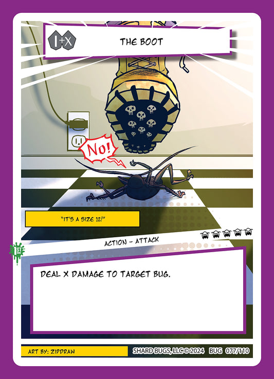 The Boot 077/110   - Common  - Shard Bugs 1st Edition