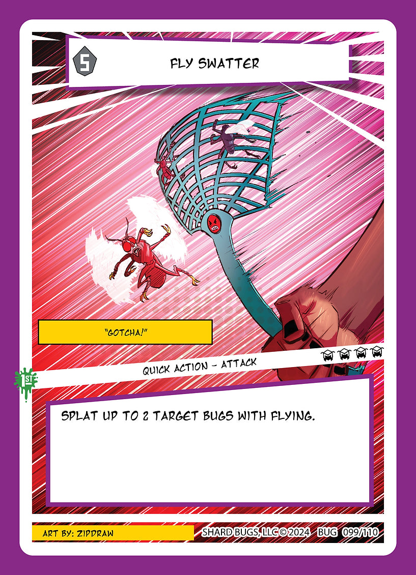 Fly Swatter 099/110  - Uncommon  - Shard Bugs 1st Edition