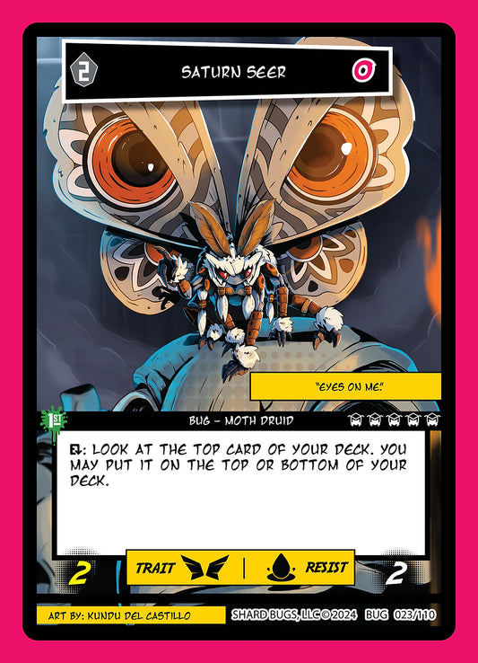 Saturn Seer 023/110 - Common  - Shard Bugs 1st Edition