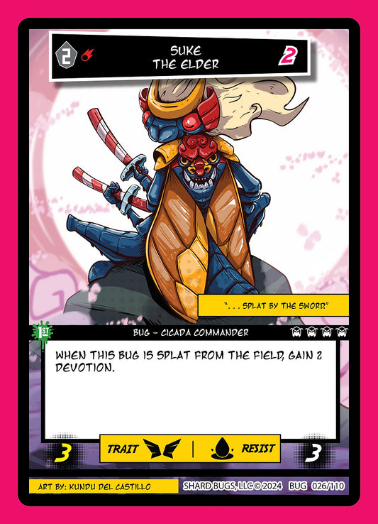 Suke The Elder 026/110  - Uncommon  - Shard Bugs 1st Edition