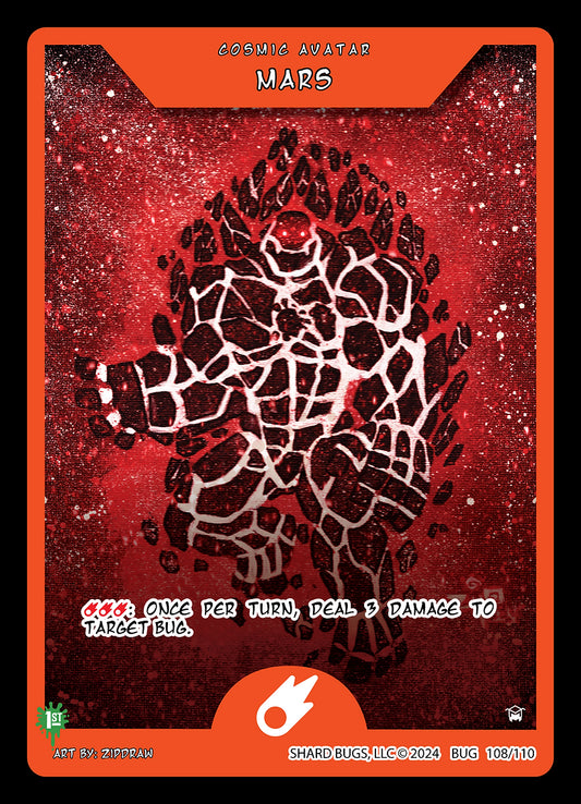 Mars 108/110 - Rare Foil  - Shard Bugs 1st Edition