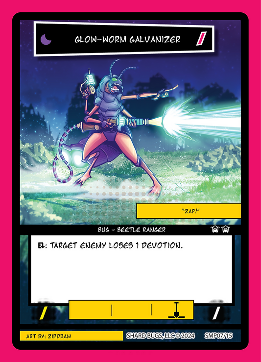 Glow-worm galvanizer Sample 07/15 Non Foil Shard Bugs