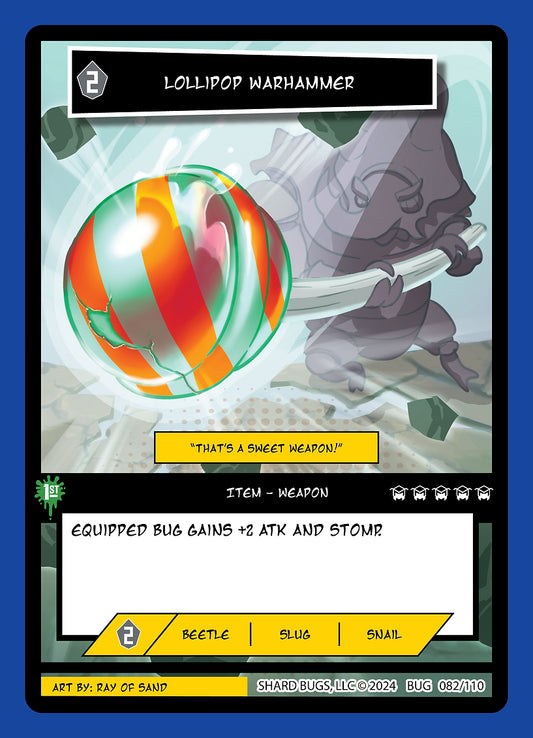 Lollipop Warhammer 082/110 - Common  - Shard Bugs 1st Edition