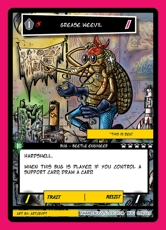 Grease Weevil 059/110 - Common  - Shard Bugs 1st Edition