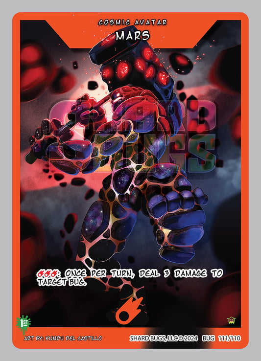 Mars 111/110 - Secret Foil - Shard Bugs 1st Edition