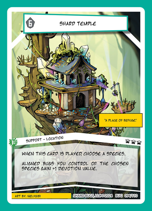 Shard Temple 094/110 - Rare Foil  - Shard Bugs 1st Edition