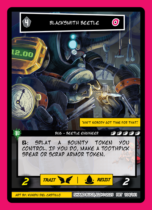 Blacksmith Beetle