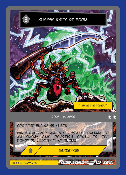 Cheese Knife of Doom - Cosmic Rare 156
