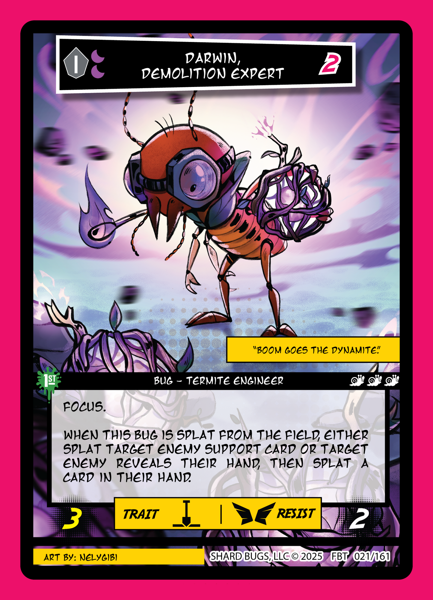 Darwin, Demolition Expert