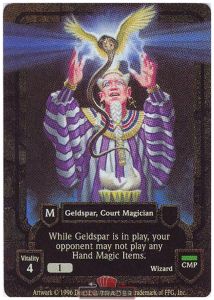 Geldspar, Court Magician