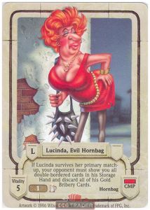 Lucinda, Evil Hornbag