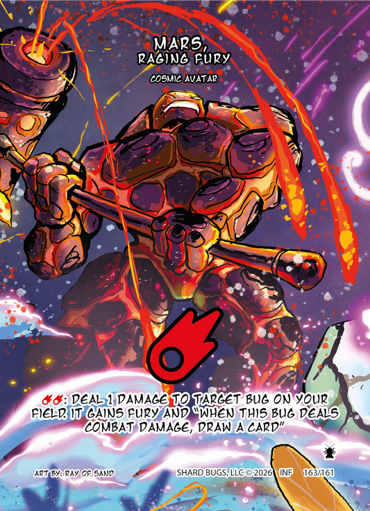 Mars, Raging Fury - Secret Rare 163